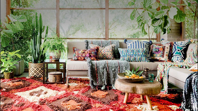 Desain rumah Bohemian