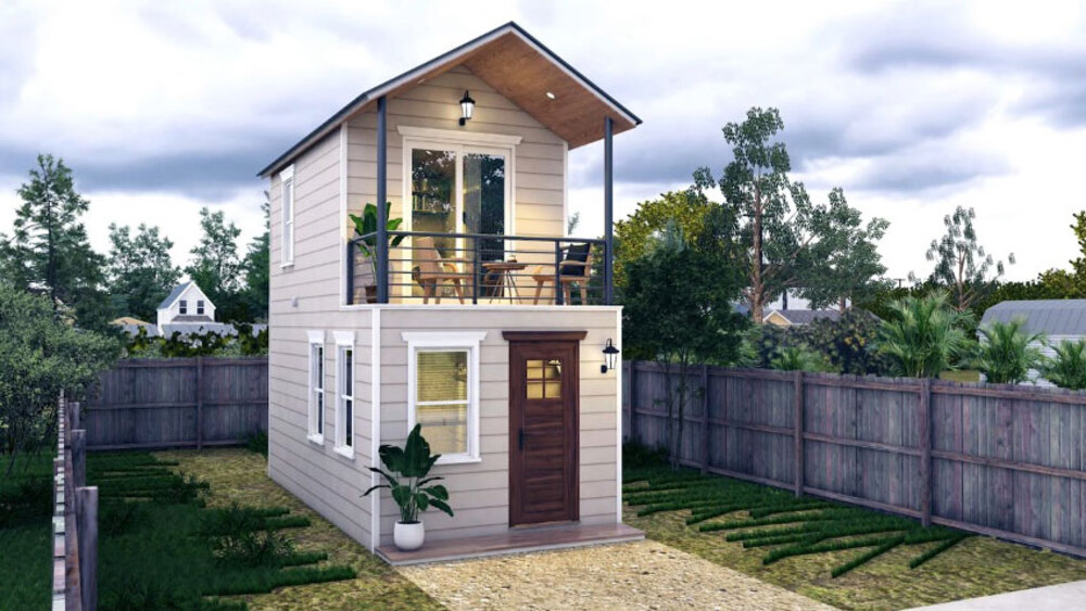 Desain Rumah Lebar 3 Meter 2 Lantai