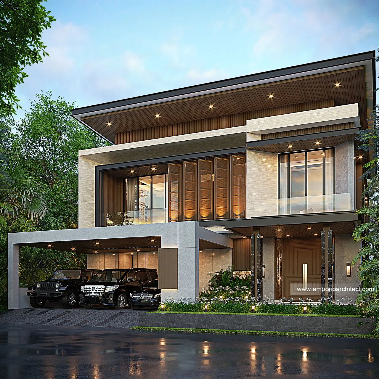 Desain Rumah Lebar 3 Meter 2 Lantai